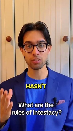 What are the rules of intestacy?