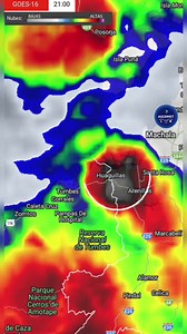 2.6K views · 14 reactions | #TUMBES |  SATÉLITE DETECTA TORMENTA ELÉCTRICA EN ZARUMILLA. Imágenes satelitales captan la formación de una tormenta eléctrica en #Zarumilla, al este de #Tumbes, cerca de la frontera con Ecuador. Se recomienda a la población tomar precauciones ante posibles descargas eléctricas y lluvias intensas. Diario Bicentenario #Clima #Tormenta #Lluvias #LoÚltimo | Diario Bicentenario | Facebook