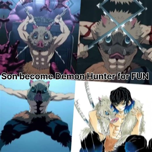 Inosuke Fight for Fun ?? #demonslayer