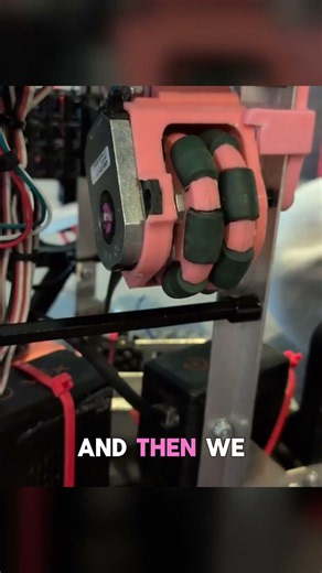 custom odom pod with a 2 inch omni wheel built from rollers off the 3 inch omnis optical encoder is