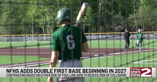 NFHS Adopts New "Double First Base" Rule for High School Baseball Beginning in 2027