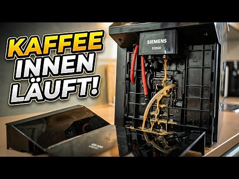 Remove Siemens EQ500 coffee outlet front door cover