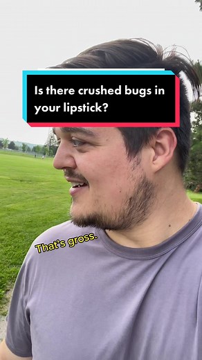Is there crushed bugs in lipstick? #fyp #learning #bug #cochineal #quickfacts