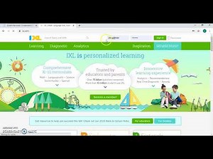 IXL.com Login Student Tutorial