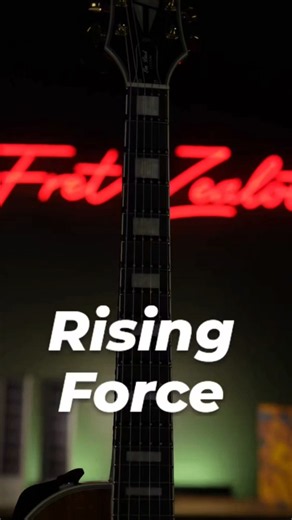 Rising Force by Yngwie Malmsteen 🔥 Tabs on a Fret Zealot LED system #guitar #fretzealot #metalmusic