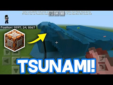 Minecraft Tsunami Command Block Tutorial Tricks
