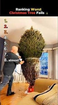 Ranking Worst Christmas Tree Fails 😭