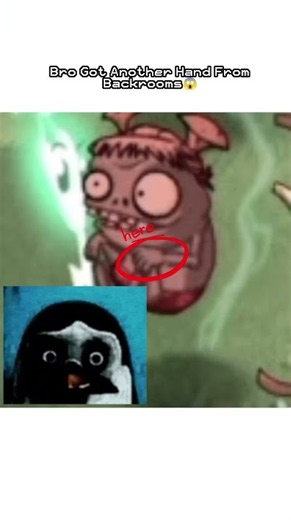 Bro Got another Hand From Backrooms😱 pvz shorts #pvz #pvz2 #meme #shorts