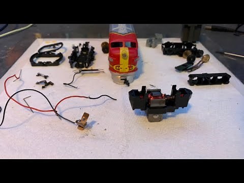 Restoring an HO Scale Tyco F9a