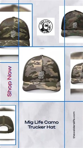 Mig Life Camo Trucker Hat