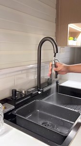 4K views · 16K reactions | Mommy Shey’s kitchen just leveled up!  Watch her latest video to see how our Modern Kitchen Sink turns everyday chores into a glamorous affair. It’s the upgrade you didn’t know you needed! 拾 #KitchenSink #SmartKitchenSink #ModernoLiving #ModernoHomeDepot #LifewithArquia | Moderno Home Depot | Facebook