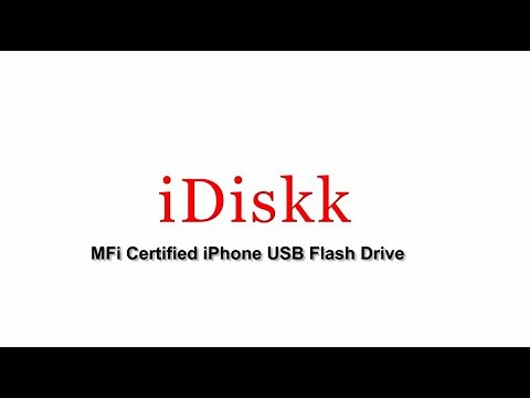 iDiskk MFi Certified iPhone USB Flash Drive