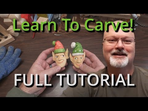 Learn To Carve an ELF ornament!