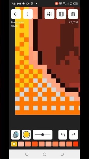 pixel art blood moon #music #music #tutorial #pixelarmy #artform