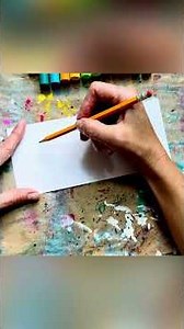 How to draw a 3D banner art activity for elementary school or middle school art class