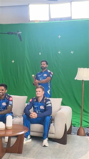 Come behind the scenes at the @MumbaiIndians shoot with me 🎥