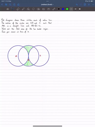 Solving GCSE Maths Circle Problem with Easy Steps