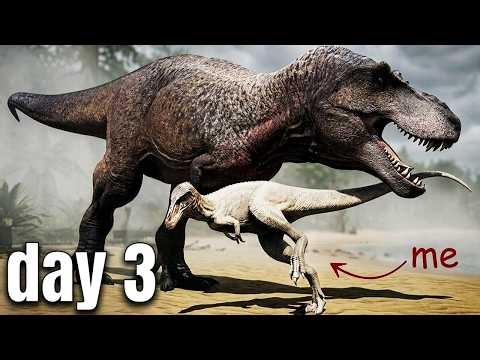Surviving as an ALBINO BABY T-Rex vs 450 Players on The Isle Has BROKEN Me