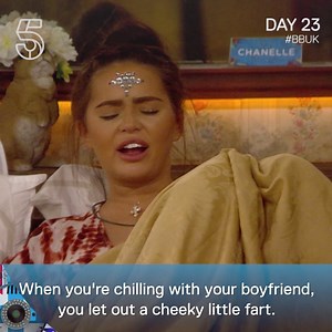 Hannah wants to sleep, but Chanelle has other ideas! 😴🎵😂 #WAHH #BBUK | Big Brother UK