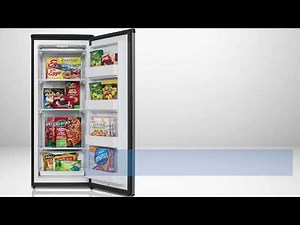 Danby Designer 8.5 cu. ft. Upright Freezer in Stainless Steel