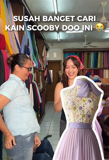 Hasil Baju Maharani Athalia Bertema Scooby Doo
