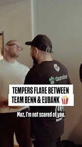 313K views · 2.1K reactions | The tension continues to build  Matchroom CEO @franksmith and Team Eubank’s Mazhar Majeed exchange words at the official weigh-in and glove check  #EubankBenn | @daznboxing | @ringmagazine | Matchroom Boxing | Facebook