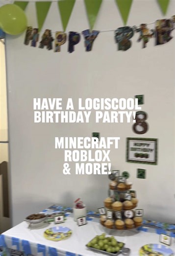 Get ready for a party that's OFF THE BLOCKS! 🤩 Logiscool's birthday parties are a coding adventure like no other! Build, create, and level up with Minecraft and Roblox! 💥 Book now and make it a birthday to remember! #LogiscoolBirthdayParty #CodingParty #KidsFun