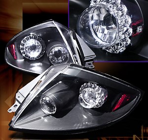 2006  Mitsubishi Eclipse LED Tail Lights (Black) - AutoCity Imports!