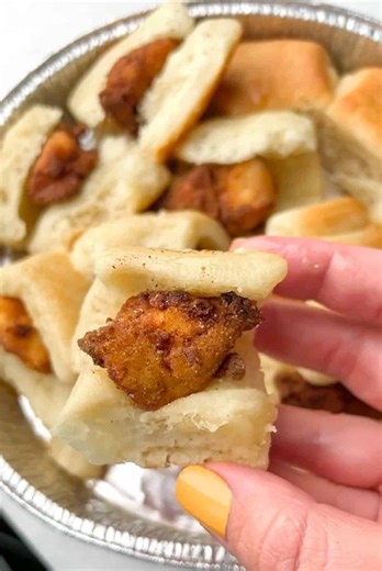Chick-Fil-A Chicken Minis Copycat https://badbatchbaking.com/chick-fil-a-chicken-minis/ #chickenrecipe #mealprep #comfortfood #appetizerideas | Bad Batch Baking by Mallory Austin