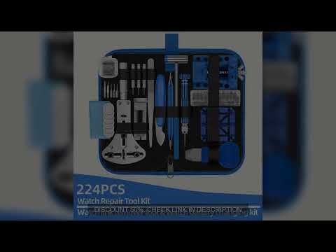 Watch Repair Kit, Professional Watch Repair Tool, Watch Battery Replacement Tool Kit 224pcs, Profess