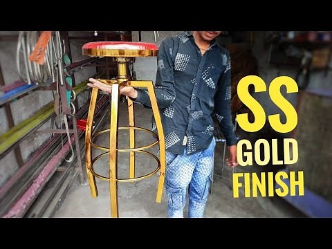 PVD Coating on SS | 24K Gold Plating on Stainless Steel | Gold Polish | Spray Gold Finish On Metal