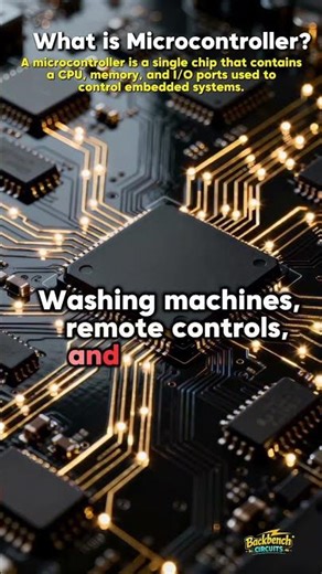 This Small Chip Controls Everything 🤯 | #Microcontroller⚡#EmbeddedSystems#Electronics#TechFacts#ece