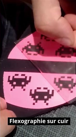 Flexographie sur cuir