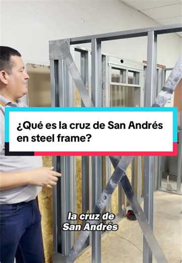 Cruz de San Andrés en Construcciones de Steel Frame