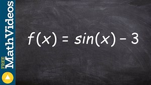 How to translate the sine function three units down