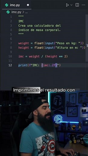 🚀 MINI RETO: Índice de Masa Corporal (IMC)