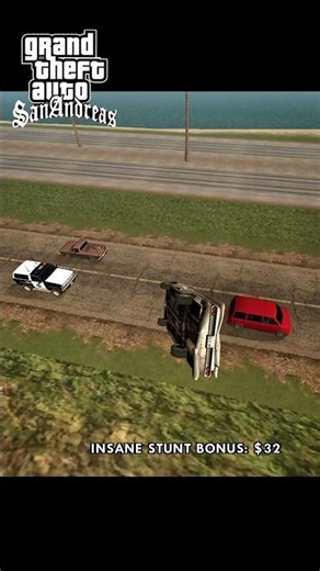 GTA San Andreas/ CJ car driving 🎮#shorts