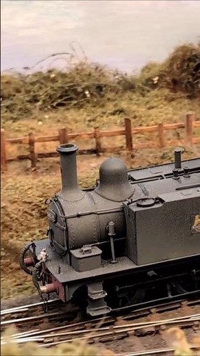 🚂 S Scale Passenger Train Leaves Emwell #modeltrains #railway #shorts