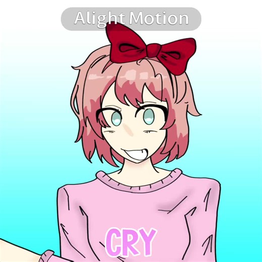 Cryy baby cryyy // #dokidokiliteratureclub #ddlc #alightmotion #fyp #sayori