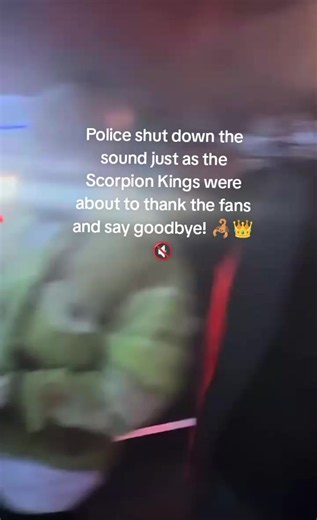 Police shut down sound at Scorpion Kings show