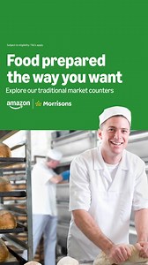 Enjoy the deliciousness of Morrisons Market Counters delivered to your door with Amazon. T&Cs apply. | Amazon Prime