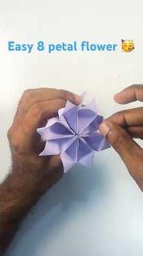 Origami Flower | How to make a paper flower #origami #origamiflower