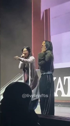KATSEYE “ Mean Girls “ Sophia Lara Yoonchae VIP Soundcheck @ The Beautiful Chaos Tour Toronto, ON 💖