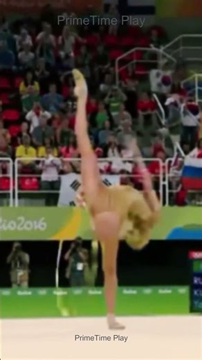 This rhythmic gymnastics performance is insane 🤸‍♀️ #gymnastics #sports #athlete