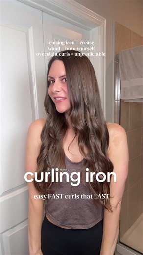 Effortless Curls with a Curling Wand