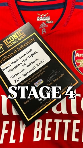 Jamie Crowley | Match Worn Shirts on Instagram: "STAGE 4 : Final Checks + COA issued ✅ This is the final stage of our authentication process, the moment the shirt becomes verified, protected and ready for collectors. ✔️ Final inspection ✔️ COA issued ✔️ confirmed by Me ✔️ Then goes live on the website #matchwornshirts #footballmemorabilia #footballshirts"