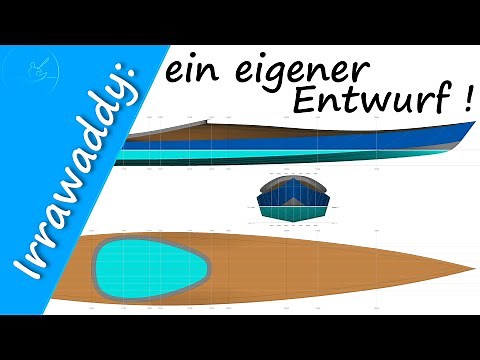 Kajak Irrawaddy Teil 4: Boots-Entwurf mit Freeship Plus (Delftship) - Eigenschaften und Inspiration