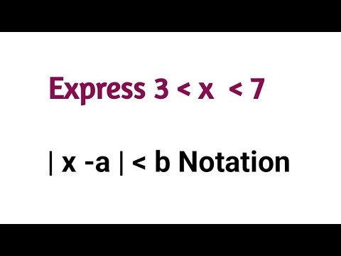 Convert Inequality to Modulus Notation