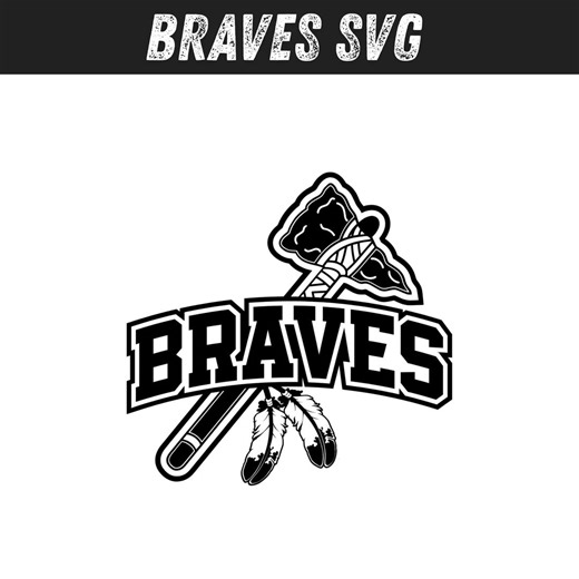 Braves SVG Braves Png: Cricut-ready Fan Shirt Design (digital Download) - Etsy