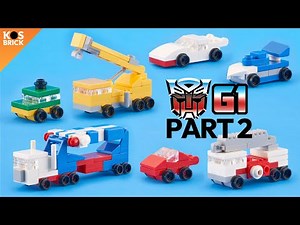 Lego Transformer G1 Autobot Mini Vehicles - Part 2 (Tutorial)